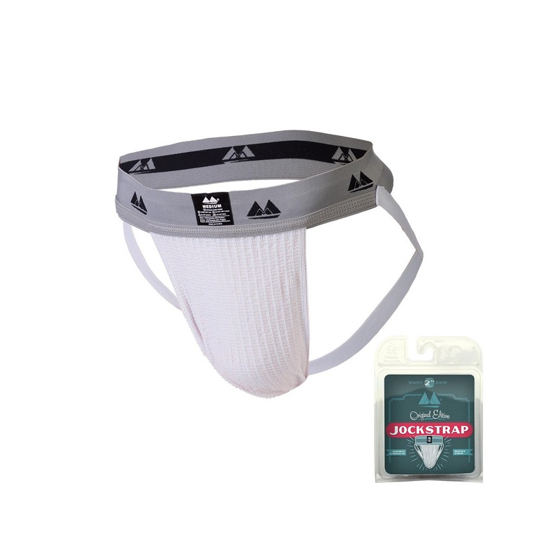 MM Edition Jockstrap Jockstrap Original Waist 2 Band Blanc